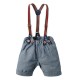 New summer European and American gentleman's suits, cross-border baby boy's clothing Factory wholesale short-sleeved shirt and shorts with crown prints New summer European and American gentleman's suits, cross-border baby boy's clothing Factory wholesale short-sleeved shirt and shorts with crown prints