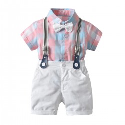 Boys' formal suits, formal vests, striped shirts, and British-style four-piece suits. Dropshipping