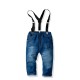 Cross-border Baby boy long-sleeved collared shirt, denim overalls, and suits for children's formal banquets. Cross-border Baby boy long-sleeved collared shirt, denim overalls, and suits for children's formal banquets.