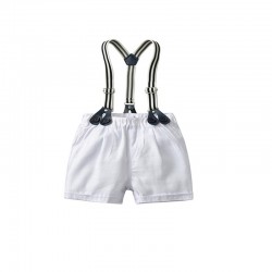 In-stock summer children's suits for baby boys, including short-sleeved shirts, shorts, and rompers, for delivery. Breathable and refreshing.