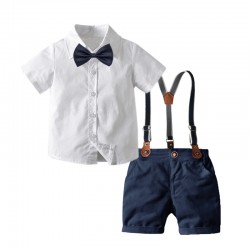 Cross-border new European and American spring and autumn long-sleeved shirts, vests, and corsages, multi-piece sets, boys' wedding dresses, and performance costumes, drop shipping