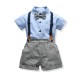 Cross-border new spring and autumn styles for fashionable baby boys' gentleman's suits, infant and toddler one-pieces, rompers, and long-sleeved rompers with hats. Cross-border new spring and autumn styles for fashionable baby boys' gentleman's suits, infant and toddler one-pieces, rompers, and long-sleeved rompers with hats.