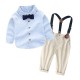 Cross-border autumn and winter boys' suits, striped long-sleeved shirts, cotton casual pants, children's clothing, drop shipping. Cross-border autumn and winter boys' suits, striped long-sleeved shirts, cotton casual pants, children's clothing, drop shipping.