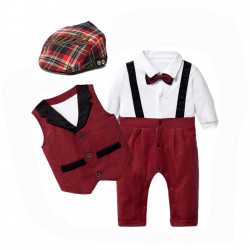 New cross-border foreign trade, new spring and autumn solid-color children's berets, baby gentleman's hats, factory wholesale, drop shipping.