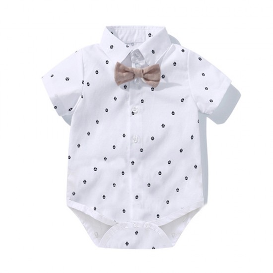 Children's clothing, first-source, summer short-sleeved, two-piece, romper suits, British-style gentleman's summer suits Children's clothing, first-source, summer short-sleeved, two-piece, romper suits, British-style gentleman's summer suits
