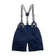 Cross-border delivery of a four-piece baby boy gentleman's suit, summer infant and toddler romper, bow tie, and suspenders, European and American style