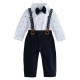 Fashionable brand manufacturers wholesale children's autumn and winter boys' suits, striped shirts and long pants for small and medium-sized boys, trendy children's clothing Fashionable brand manufacturers wholesale children's autumn and winter boys' suits, striped shirts and long pants for small and medium-sized boys, trendy children's clothing