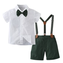 New, spot-on, cross-border European and American spring and toddler boy gentleman's suits, shirts, and vests