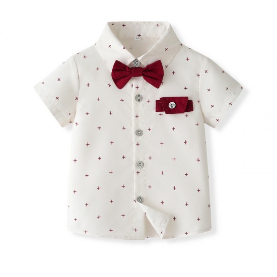 Cross-border wholesale children's clothing, summer short-sleeved overalls, British-style gentleman's suits Cross-border wholesale children's clothing, summer short-sleeved overalls, British-style gentleman's suits