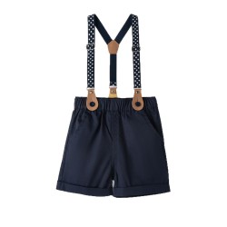 Cross-border baby boy export baby overalls, new summer shark stripe toddler clothing, infant summer