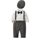 New spring and summer boys' suits, lapel, short-sleeved, white shirt, dress, houndstooth plaid, overalls, and shorts for boys, dropshipping New spring and summer boys' suits, lapel, short-sleeved, white shirt, dress, houndstooth plaid, overalls, and shorts for boys, dropshipping