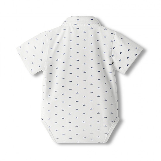 Cross-border baby boy export baby overalls, new summer shark stripe toddler clothing, infant summer Cross-border baby boy export baby overalls, new summer shark stripe toddler clothing, infant summer