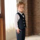 Cross-border new European and American summer infant and toddler clothing, short-sleeved romper, suspender shorts, and hat multi-piece set, manufacturer wholesale Cross-border new European and American summer infant and toddler clothing, short-sleeved romper, suspender shorts, and hat multi-piece set, manufacturer wholesale