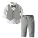 Cross-border European and American spring and autumn new styles, children's suits, bow ties, suspenders, bows, multi-piece sets, printed children's clothing, drop shipping Cross-border European and American spring and autumn new styles, children's suits, bow ties, suspenders, bows, multi-piece sets, printed children's clothing, drop shipping