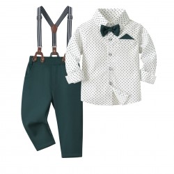 Cross-border boy gentleman's suits, spring and autumn new styles for children's wedding hosts, baby's first birthday party sets