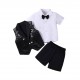 2021 summer boy's suit, baby cotton clothes, plaid shirt, children's short-sleeved summer overalls and shorts for birthdays 2021 summer boy's suit, baby cotton clothes, plaid shirt, children's short-sleeved summer overalls and shorts for birthdays