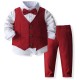 Cross-border summer boys' suits, bow ties, gentleman's overalls, shorts, short-sleeved shirts, four-piece suits, European and American children's suits, pure cotton Cross-border summer boys' suits, bow ties, gentleman's overalls, shorts, short-sleeved shirts, four-piece suits, European and American children's suits, pure cotton