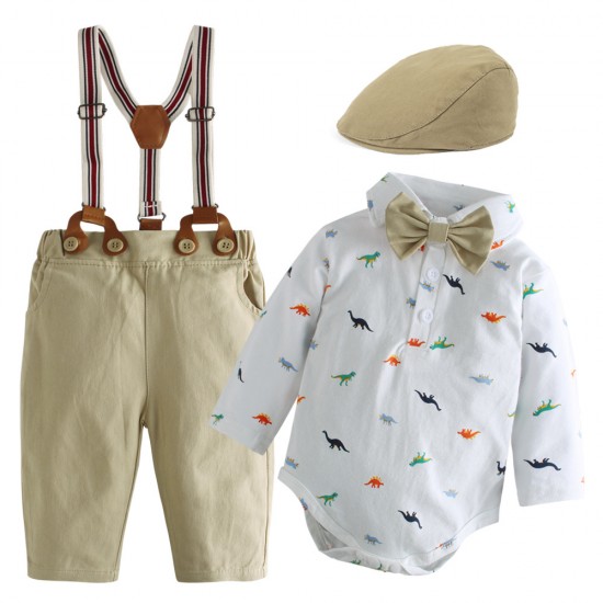 Cross-border European and American new spring and autumn dresses, children's long-sleeved, body-covering rompers, gentleman's first birthday suits, performance overalls Cross-border European and American new spring and autumn dresses, children's long-sleeved, body-covering rompers, gentleman's first birthday suits, performance overalls