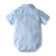 Cross-border summer new styles, baby boys' short-sleeved bow tie rompers, newborn baby summer triangle crawling rompers, and dresses Cross-border summer new styles, baby boys' short-sleeved bow tie rompers, newborn baby summer triangle crawling rompers, and dresses