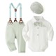 Cross-border new summer baby boy gentleman suits, first-year dresses, rompers, vests, shorts, and bow ties, multi-piece wholesale Cross-border new summer baby boy gentleman suits, first-year dresses, rompers, vests, shorts, and bow ties, multi-piece wholesale