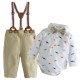 Cross-border European and American new spring and autumn dresses, children's long-sleeved, body-covering rompers, gentleman's first birthday suits, performance overalls Cross-border European and American new spring and autumn dresses, children's long-sleeved, body-covering rompers, gentleman's first birthday suits, performance overalls