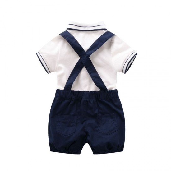 Cross-border European and American summer new baby boy gentleman rompers. Short-sleeved triangle romper suits, wholesale and drop shipping from manufacturers. Cross-border European and American summer new baby boy gentleman rompers. Short-sleeved triangle romper suits, wholesale and drop shipping from manufacturers.