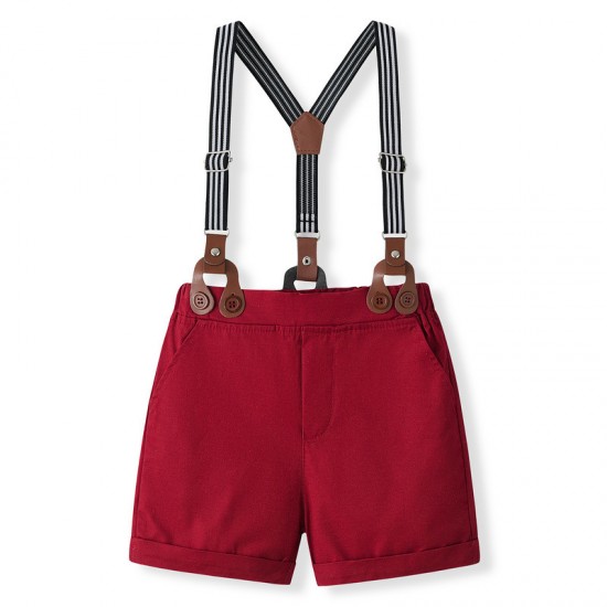 Cross-border wholesale children's clothing, summer short-sleeved overalls, British-style gentleman's suits Cross-border wholesale children's clothing, summer short-sleeved overalls, British-style gentleman's suits