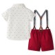Cross-border wholesale children's clothing, summer short-sleeved overalls, British-style gentleman's suits Cross-border wholesale children's clothing, summer short-sleeved overalls, British-style gentleman's suits