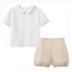 Ready-in-stock infant and children's cross-border baby boy's overalls, gentleman's short-sleeved rompers, dropshipping Ready-in-stock infant and children's cross-border baby boy's overalls, gentleman's short-sleeved rompers, dropshipping