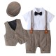 Cross-border baby boy gentleman's christening dress, new summer boy's one-piece romper, drop shipping, children's clothing dress. Cross-border baby boy gentleman's christening dress, new summer boy's one-piece romper, drop shipping, children's clothing dress.