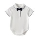 In stock: Summer British-style infant and toddler boy gentleman suit, short-sleeved shorts, bow tie, and suspenders, four-piece, dropshipping In stock: Summer British-style infant and toddler boy gentleman suit, short-sleeved shorts, bow tie, and suspenders, four-piece, dropshipping