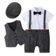 Cross-border baby boy gentleman's christening dress, new summer boy's one-piece romper, drop shipping, children's clothing dress. Cross-border baby boy gentleman's christening dress, new summer boy's one-piece romper, drop shipping, children's clothing dress.
