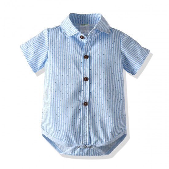 Cross-border summer new styles, baby boys' short-sleeved bow tie rompers, newborn baby summer triangle crawling rompers, and dresses Cross-border summer new styles, baby boys' short-sleeved bow tie rompers, newborn baby summer triangle crawling rompers, and dresses