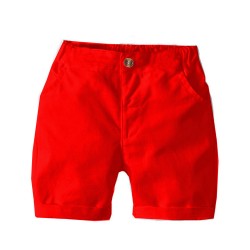 Cross-border boy gentleman's dress suit, spring and autumn new children's long-sleeved shirt, suspender shorts, party suit