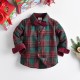 New cross-border spring and autumn boys' long-sleeved shirt suits, European and American Christmas plaid shirts, overalls, and casual children's wear. New cross-border spring and autumn boys' long-sleeved shirt suits, European and American Christmas plaid shirts, overalls, and casual children's wear.