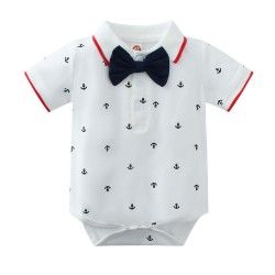 Summer new styles, European and American cross-border infant and toddler clothing, children's rompers, rompers, and multi-piece gentleman's suits with hats