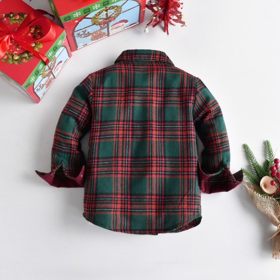 New cross-border spring and autumn boys' long-sleeved shirt suits, European and American Christmas plaid shirts, overalls, and casual children's wear. New cross-border spring and autumn boys' long-sleeved shirt suits, European and American Christmas plaid shirts, overalls, and casual children's wear.