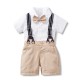 Children's clothing, first-source, summer short-sleeved, two-piece, romper suits, British-style gentleman's summer suits Children's clothing, first-source, summer short-sleeved, two-piece, romper suits, British-style gentleman's summer suits
