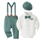 Cross-border new summer baby boy gentleman suits, first-year dresses, rompers, vests, shorts, and bow ties, multi-piece wholesale Cross-border new summer baby boy gentleman suits, first-year dresses, rompers, vests, shorts, and bow ties, multi-piece wholesale