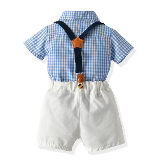 Cross-border new autumn baby boy romper with cotton bow, newborn, first birthday, photography costume, factory direct sales Cross-border new autumn baby boy romper with cotton bow, newborn, first birthday, photography costume, factory direct sales