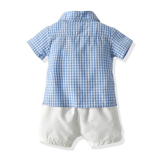 Cross-border new autumn baby boy romper with cotton bow, newborn, first birthday, photography costume, factory direct sales Cross-border new autumn baby boy romper with cotton bow, newborn, first birthday, photography costume, factory direct sales