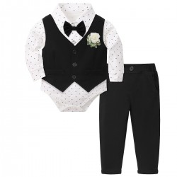 Three-piece, dropshipping for infant and toddler boys' suits
