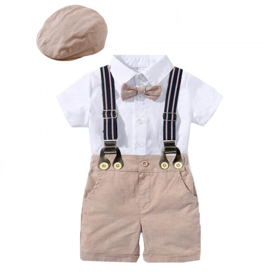 Cross-border summer new baby boy gentleman's suit, printed romper, infant and toddler triangle romper, drop shipping. Cross-border summer new baby boy gentleman's suit, printed romper, infant and toddler triangle romper, drop shipping.