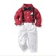 Cross-border European and American boy gentleman suits, including spring and autumn new long-sleeved shirts, pants, suspenders, and bow ties, multi-piece suits, for delivery. Cross-border European and American boy gentleman suits, including spring and autumn new long-sleeved shirts, pants, suspenders, and bow ties, multi-piece suits, for delivery.