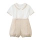 Ready-in-stock infant and children's cross-border baby boy's overalls, gentleman's short-sleeved rompers, dropshipping Ready-in-stock infant and children's cross-border baby boy's overalls, gentleman's short-sleeved rompers, dropshipping