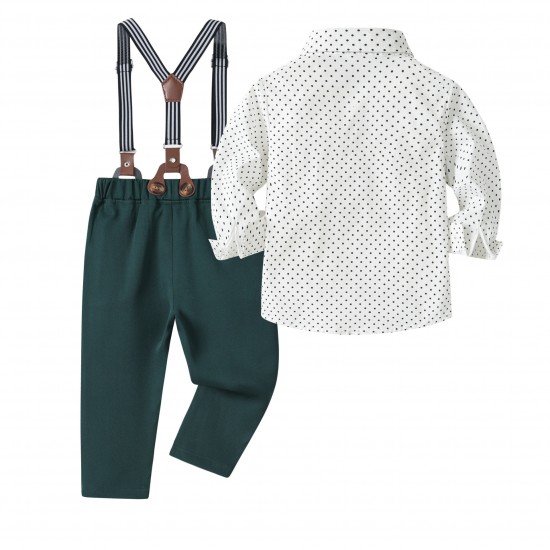 Cross-border boy gentleman's suits, spring and autumn new styles for children's wedding hosts, baby's first birthday party sets